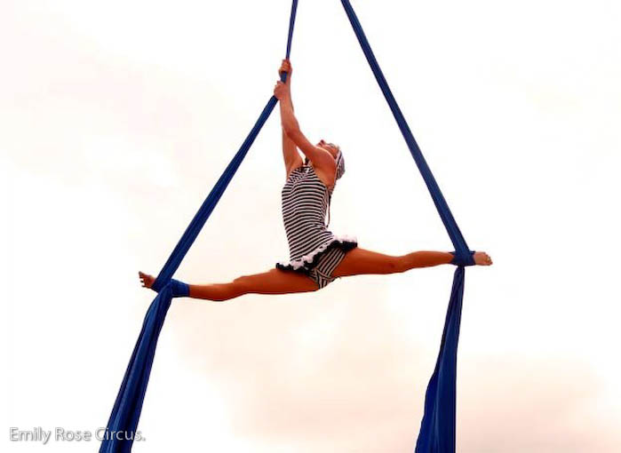 Emily Rose as Marie Rose 1920's swimming silks act