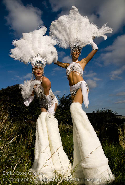 Emily Rose and Laura Cork in Showgirls photo shoot with Darkstar Imaging