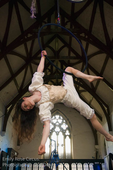 Emily Rose and Sophie Page Hall performing the Lost At Sea Show at Squawk Box